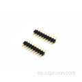 Conector de clavija de 2,0 mm de una sola fila recta